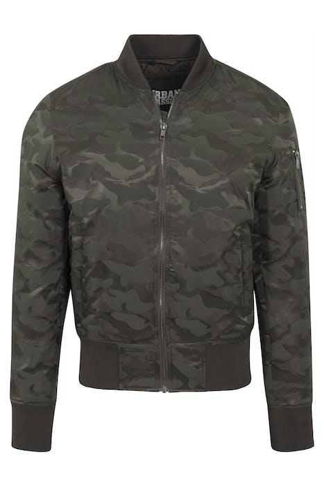 TONAL CAMO BOMBER JACKET DARK OLIVE 1