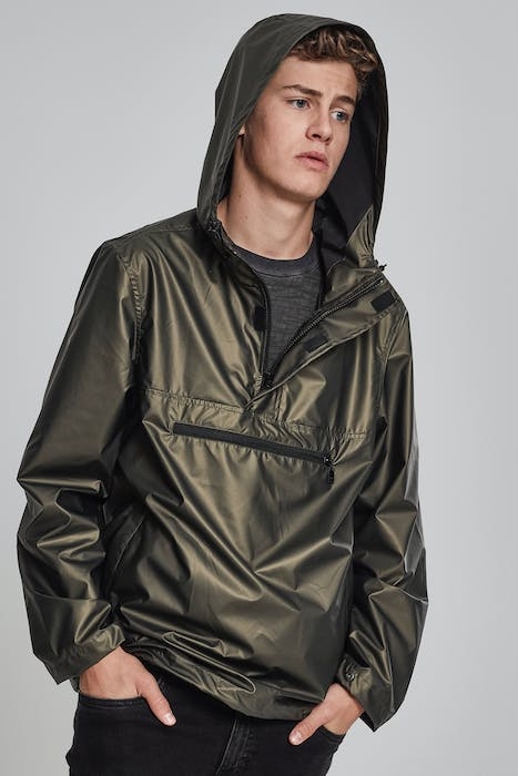 LIGHT PULL OVER JACKET OLIVE 6