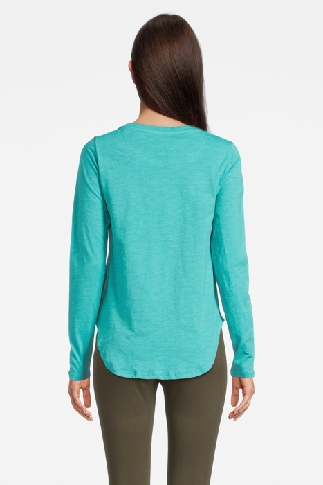 T-SHIRT JERSEY LONG SLEEVES 81101358 DARK TURQUOISE 2