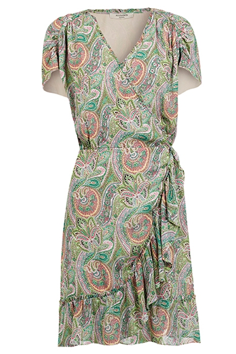 ZINI SHAHMINA DRESS GREEN 1