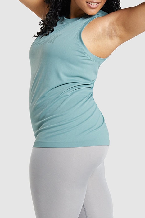 GYMSHARK FIT SEAMLESS TANK LIGHT GREEN 3