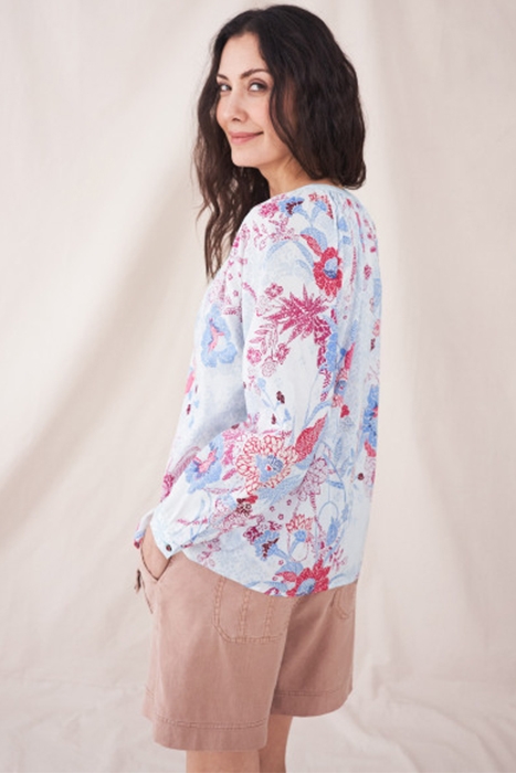 IDA COTTON SHIRT IVORY MULTI 3