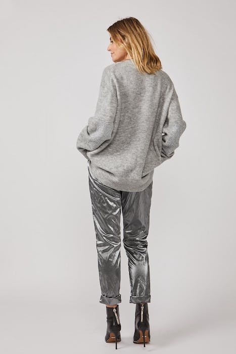 TROUSERS COATED FABRIC SMOKE 3