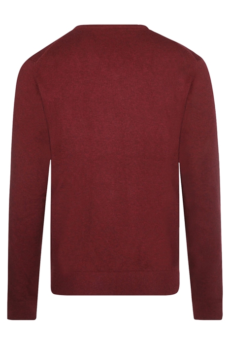 V-NECK COTTON/NYLON/MERINO TAWNY PORT 4
