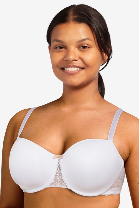 CO BRA TSHIRT HALF CUP MEMORY WHITE WHITE 2