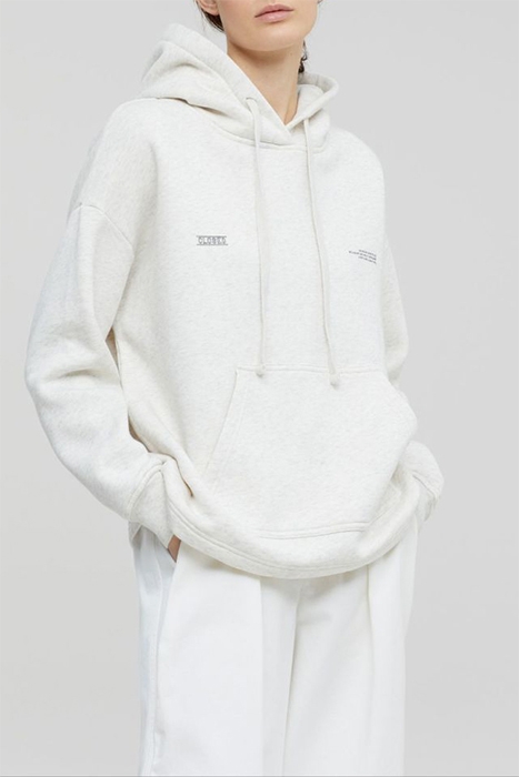 CLOSED C HOODIE T-SHIRTS LIGHT GREY MELANGE 1