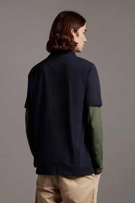 TWO POCKET POLO SHIRT DARK NAVY 2