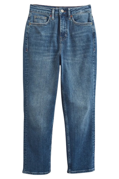 ANYA STRAIGHT ANKLE JEAN MID DENIM 1