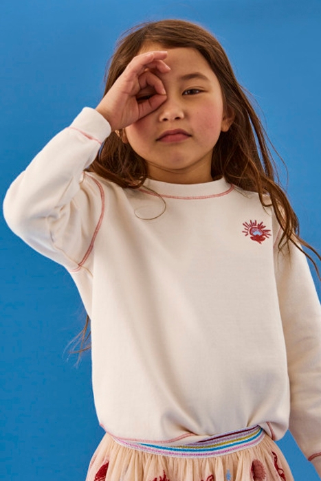 BETTA GRAPHIC SWEAT MID PINK 2