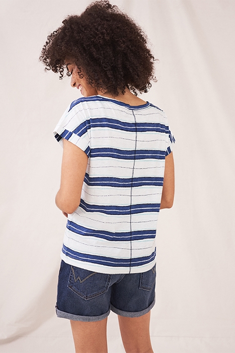 NELLY NOTCH PRINT TEE WHITE PRINT 3