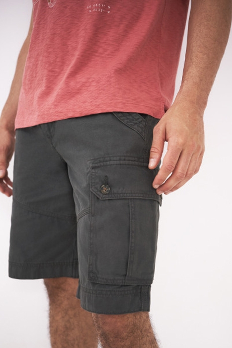 KEGWORTH CARGO SHORT WASHED BLACK 2