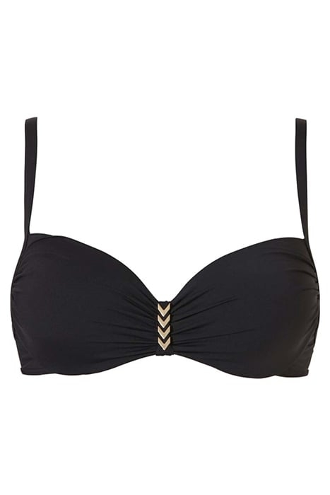 SW BRA TSHIRT HALF CUP BABETTE UNI BLACK 1