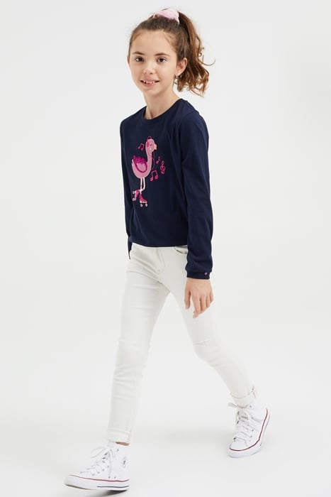 MEISJES SUPER SKINNY FIT JEANS MET STRETCH WHITE 3