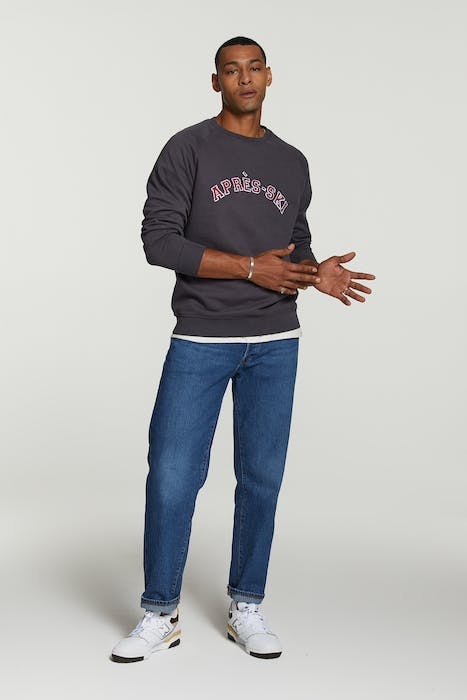 MEN APRES SKI SWEATER DARK GREY 2