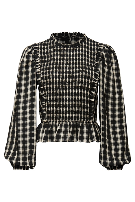 TILLY SHIRRED CHECK TOP WINTER CHECK 4