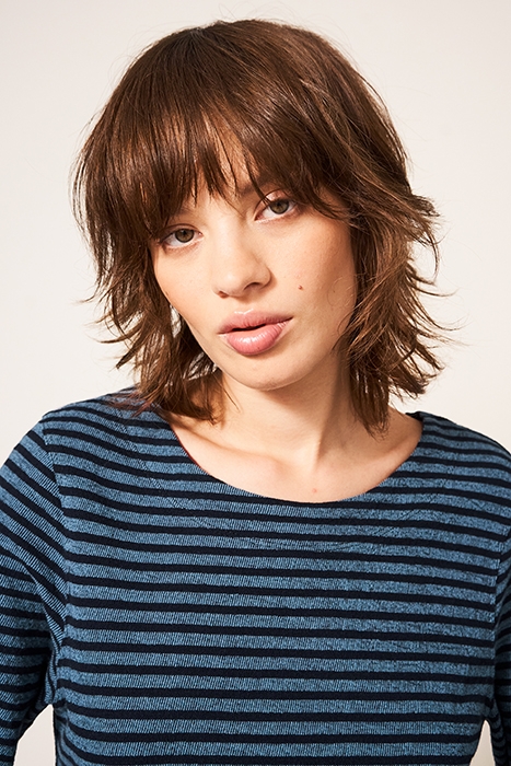 SKYE STRIPED JERSEY DRE NAVY 3