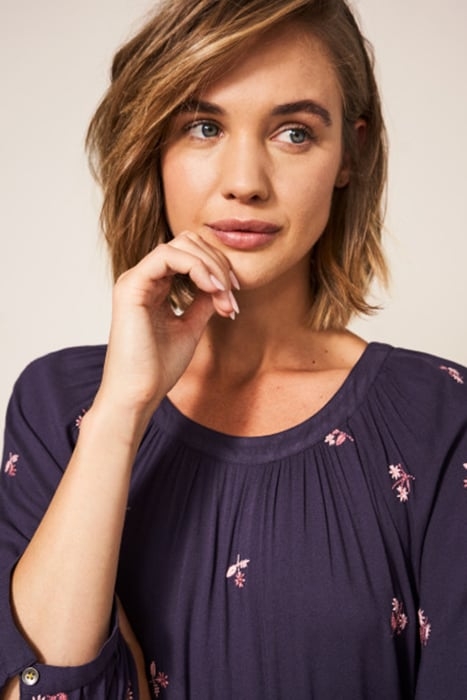 CLARA EMBROIDERED DRE PURPLE 3