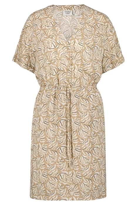 RUE SHORT DRESS S/S SANDALWOOD LEAF 1