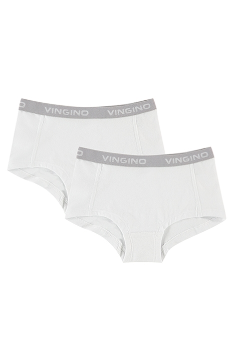UNDER PANTS GIRLS 2-PACK REAL WHITE 1