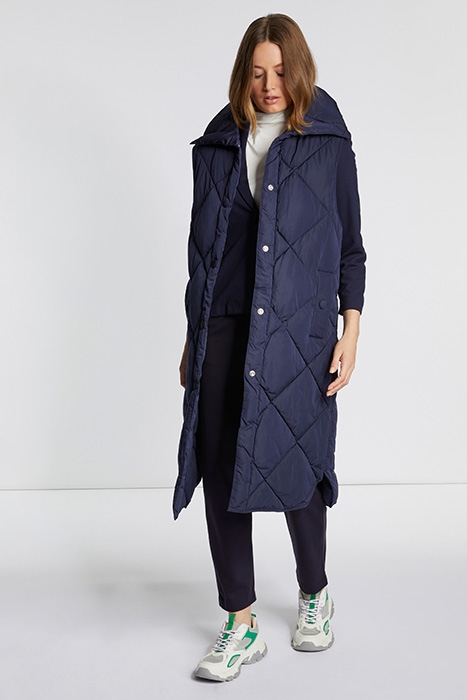 QUILTED NYLON VEST MIDNIGHT BLUE 2