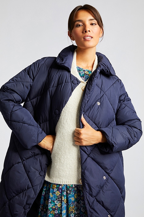 QUILTED NYLON COAT MIDNIGHT BLUE 4