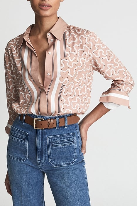 CAMILLA BUTTON-DOWN SHIRT PINK 4