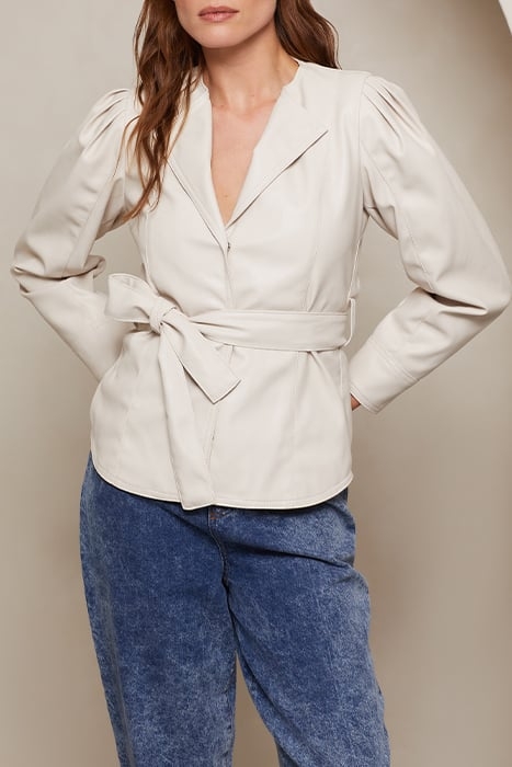 ARAMA JACKET PARCHMENT BEIGE 1