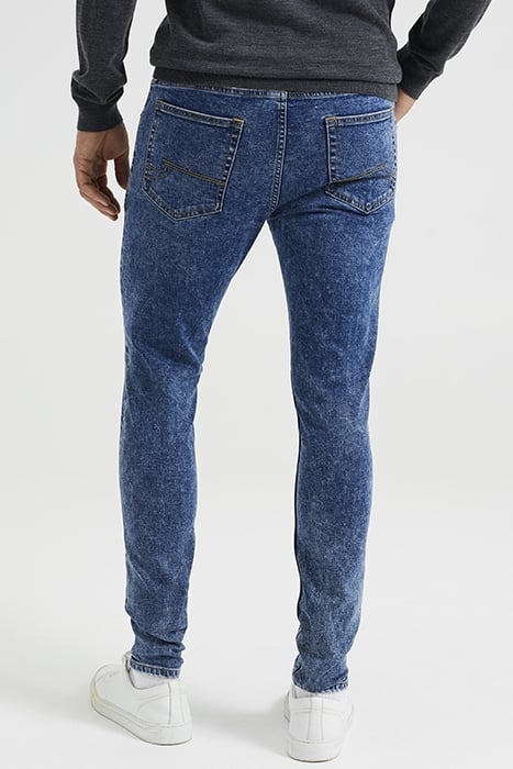 MEN'S SKINNY FIT JEANS WITH SUPERSTRETCH BLUE 3