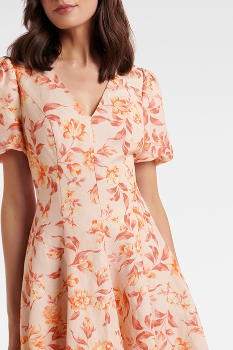 VIOLET FIT AND FLARE MINI DUSTED MONTEBELLO FLORAL 5