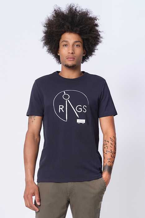 CHIEL T-SHIRT KM NAVY UNI 2