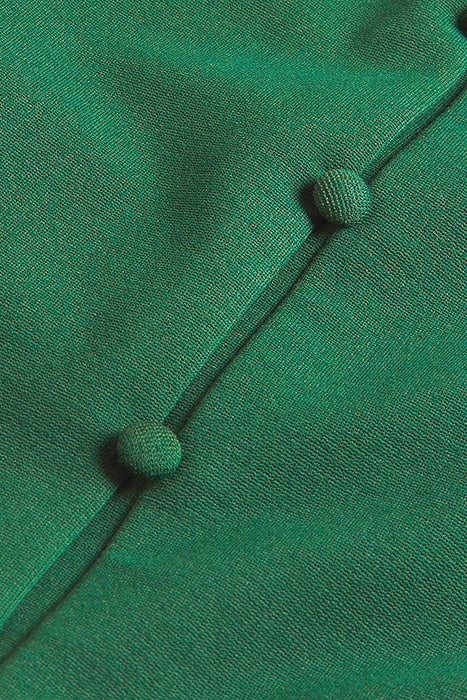 CUT OUT JERSEY MINI DRESS GRN 5