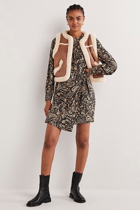 WRAP SKIRT MINI DRESS MBR 3