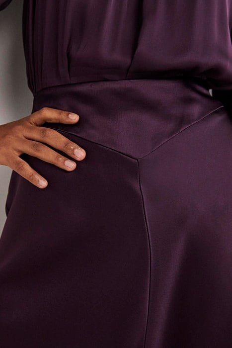 SATIN BIAS-CUT MINI SKIRT BER 4