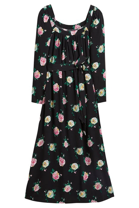 SQUARE NECK MAXI DRESS BLK 7