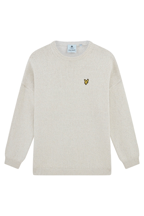 RECYCLED DENIM JUMPER ECRU 5