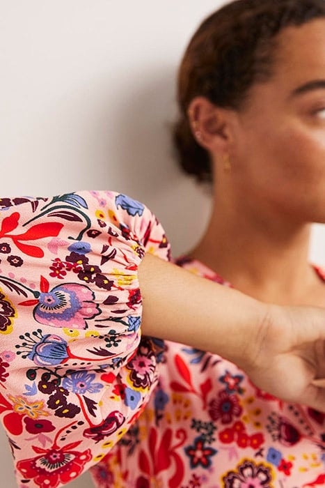 EMPIRE MIDI TEA DRESS PNT 4