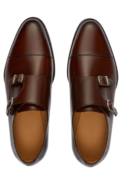 DARK BROWN DOUBLE MONK STRAP 4