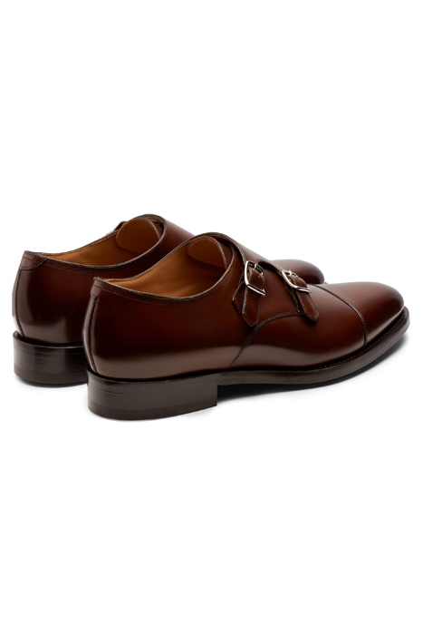 DARK BROWN DOUBLE MONK STRAP 3