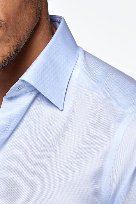 Light Blue Royal Oxford Slim Fit Shirt 7