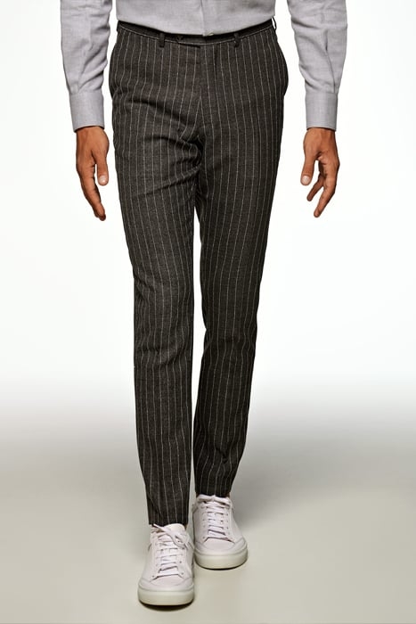 Dark Grey Striped Havana Suit 5