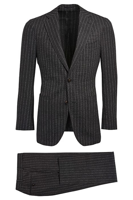 Dark Grey Striped Havana Suit 2