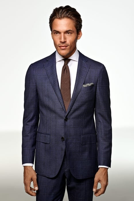 Navy Checked Sienna Suit 2