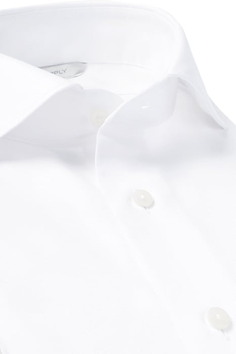 WHITE PINPOINT OXFORD EXTRA SLIM FIT SHIRT 8
