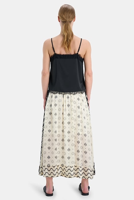 LM-ROCKY SATIN SKIRT EKSEPT BY SHOEBY OFFWHITE 3