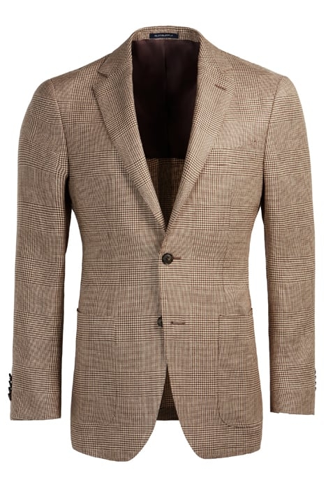 MID BROWN CHECKED HAVANA BLAZER 2