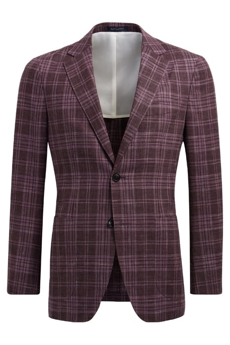 PURPLE CHECKED HAVANA BLAZER 2