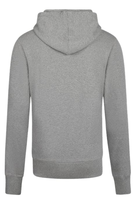 HOODY WITH GRAPHIC GREY MELANGE 2