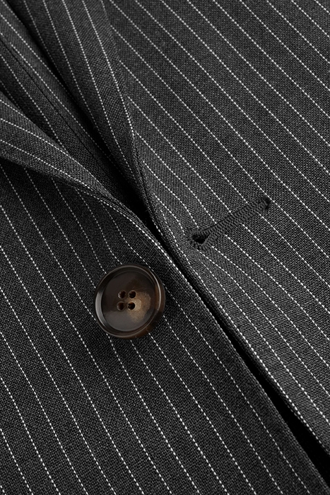 Grey Striped Havana Blazer 3