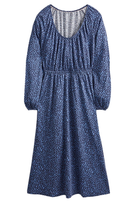 SCOOP NECK JERSEY MIDI DRESS LBL 6