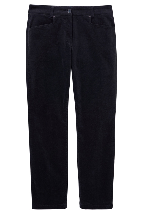 SIENNA STRETCH VELVET TROUSERS DK GREY 1